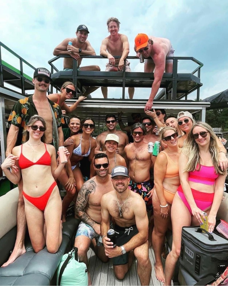 a group of people posing for the camera